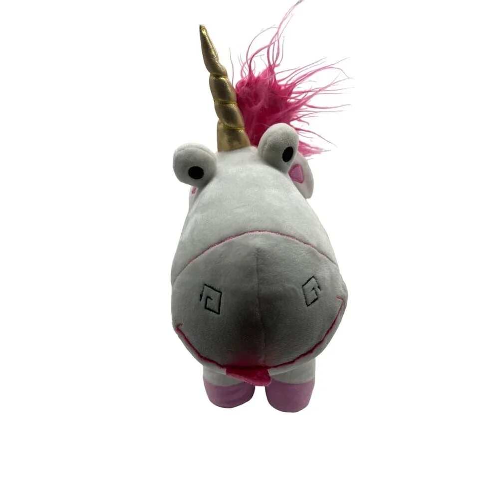 Fluffy Unicorn Plush 17” Despicable Me Minions Universal Studios